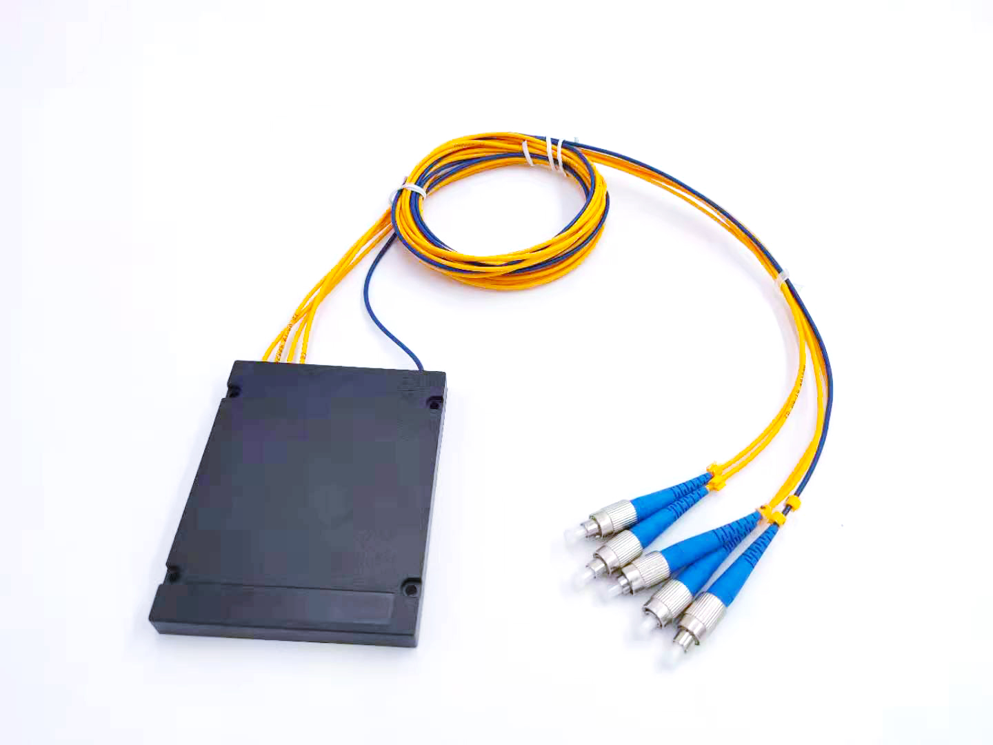 1X4 PLC Splitter ABS Box Type With FC Connectors